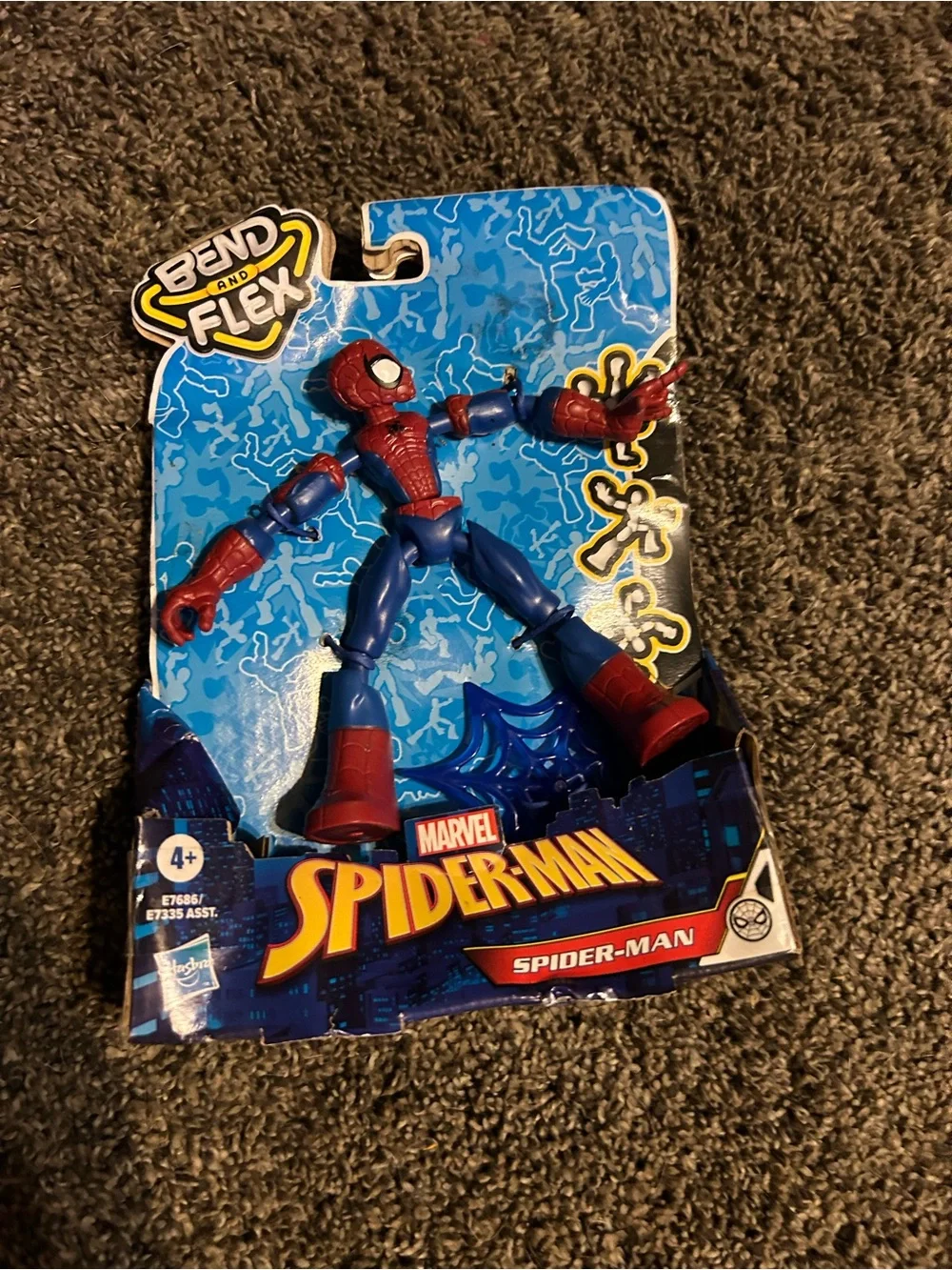 Marvel Spider-Man Bend & Flex Red and Blue Action Figure
